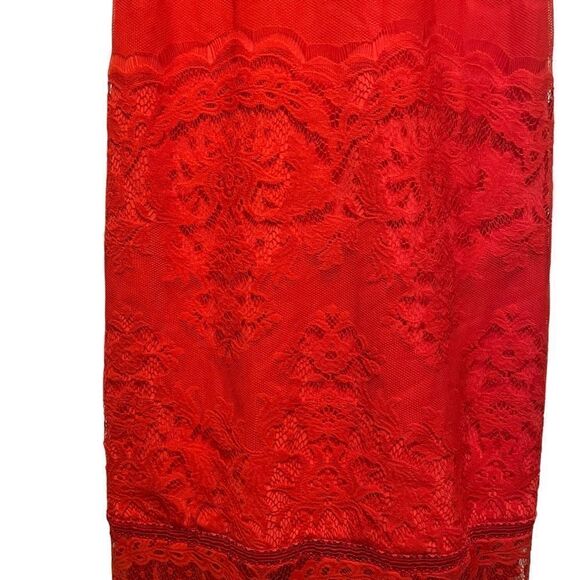 Vintage Bebe lace Maxi Dress - Picture 3 of 7